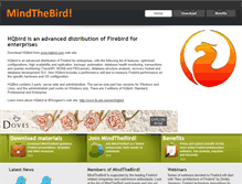 Tablet Screenshot of mindthebird.com